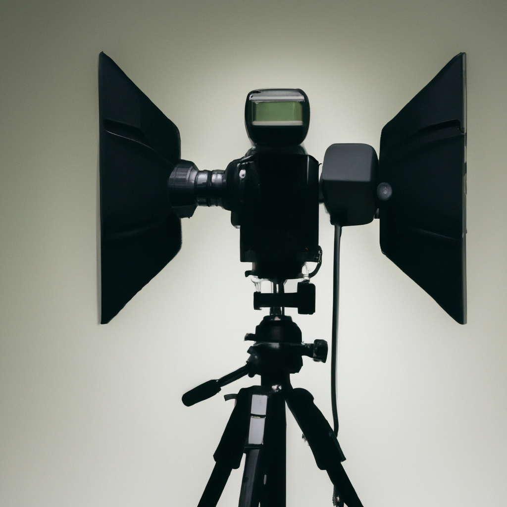 生成画像: ミニマルな白背景のフォトスタジオ